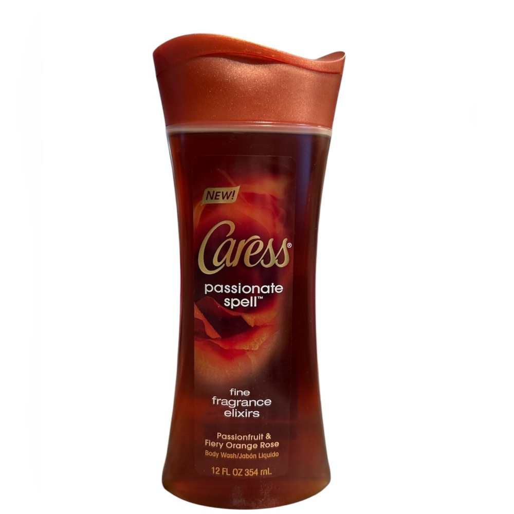 Caress Passionate Spell Passionfruit & Fiery Orange Rose Body Wash 18 oz. NEW